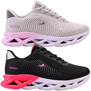 Kit 2 Tênis Feminino Esportivo Bella Estiloso Moderno Treino Academia Corrida Caminhada - Cinza+Preto