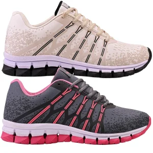 Kit 2 Tênis Feminino Olimpk Conforto Premium Academia Caminhada - Creme+Gratite