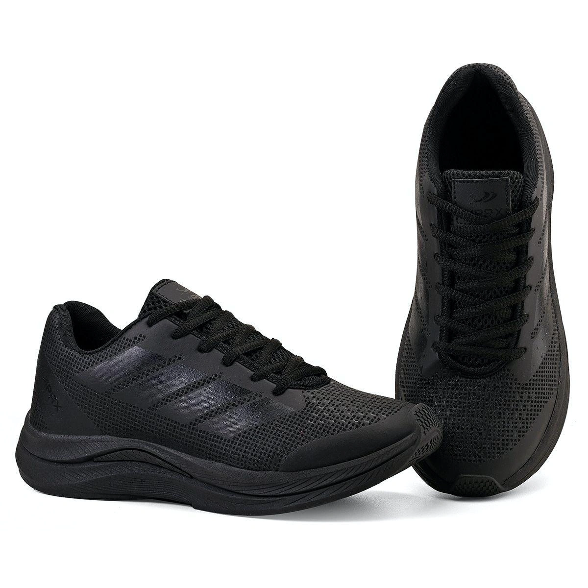 Kit 2 Tênis Masculino Dublin Esportivo Academia Corrida Caminhada - Preto e Branco + Marinho - Imagem 10