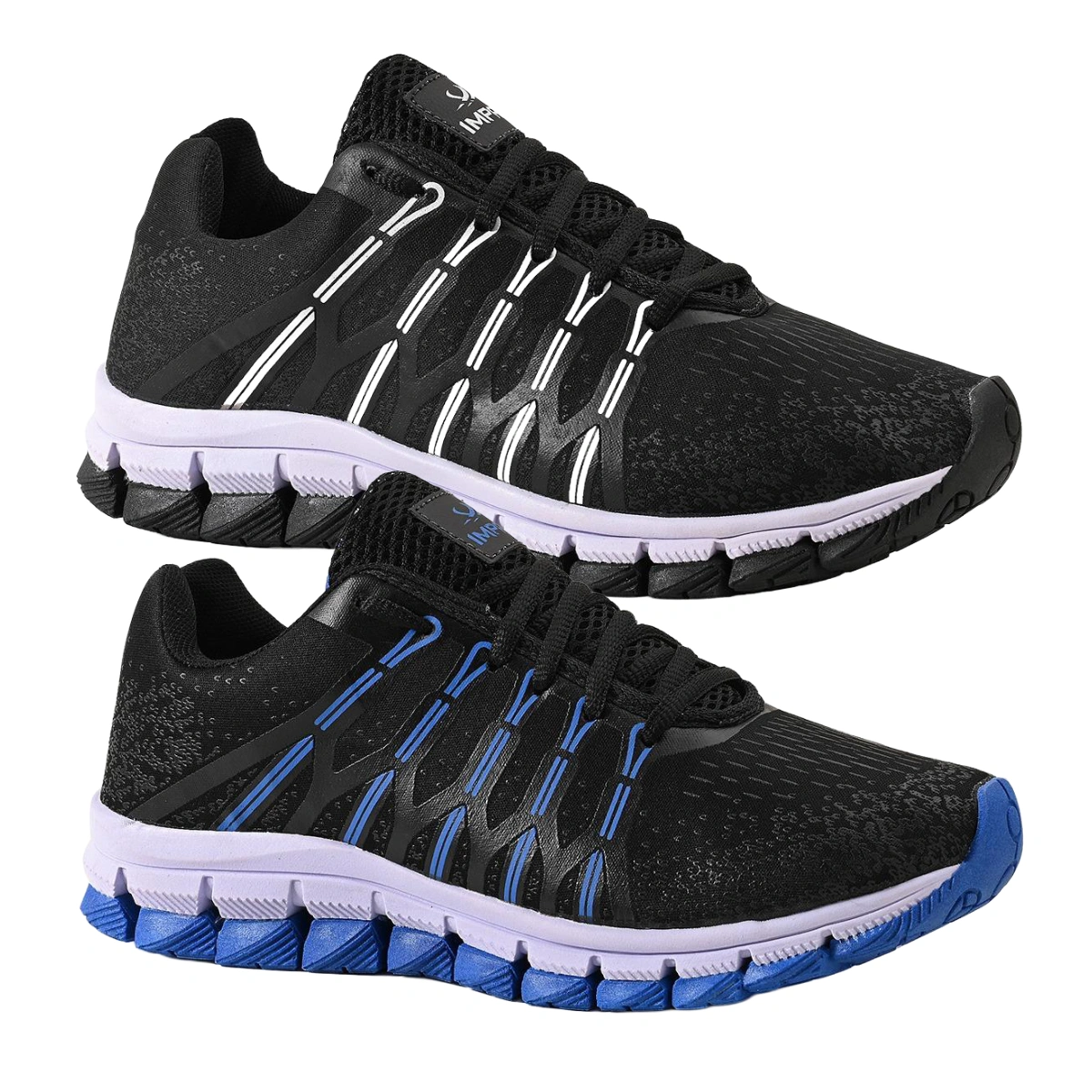 Kit 2 Tênis Masculino Olimpk Academia Caminhada Corrida Confortável - Cinza + Cinza - Imagem 2