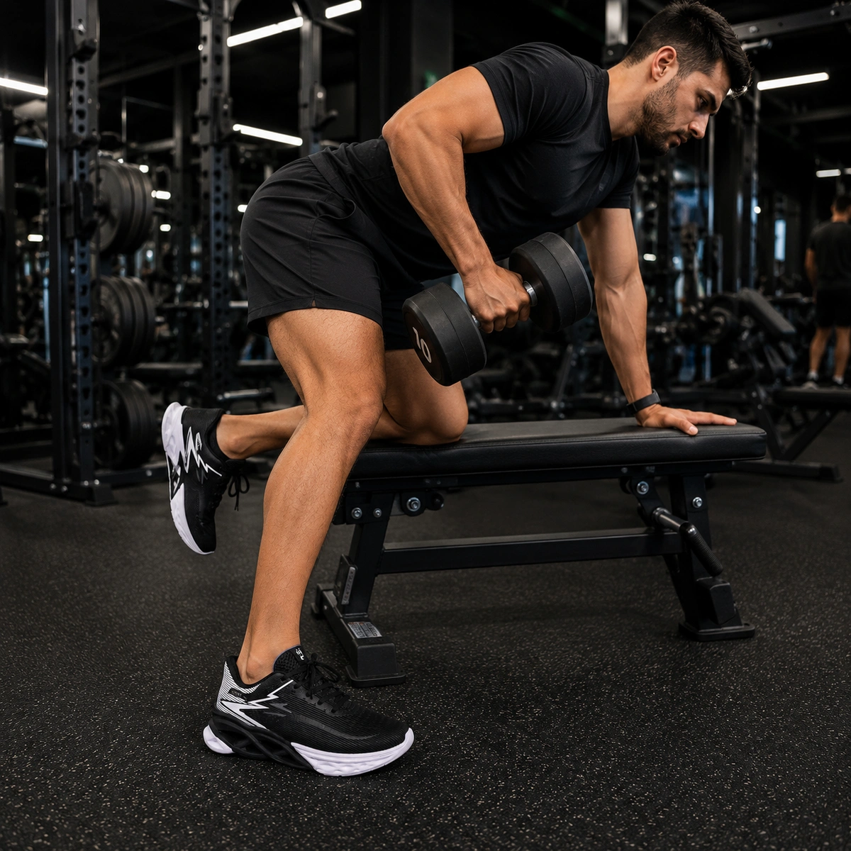 Kit 3 Tênis Masculino Icloud Esportivo Treino Academia Corrida - Preto + Branco + Cinza Verde - Imagem 4