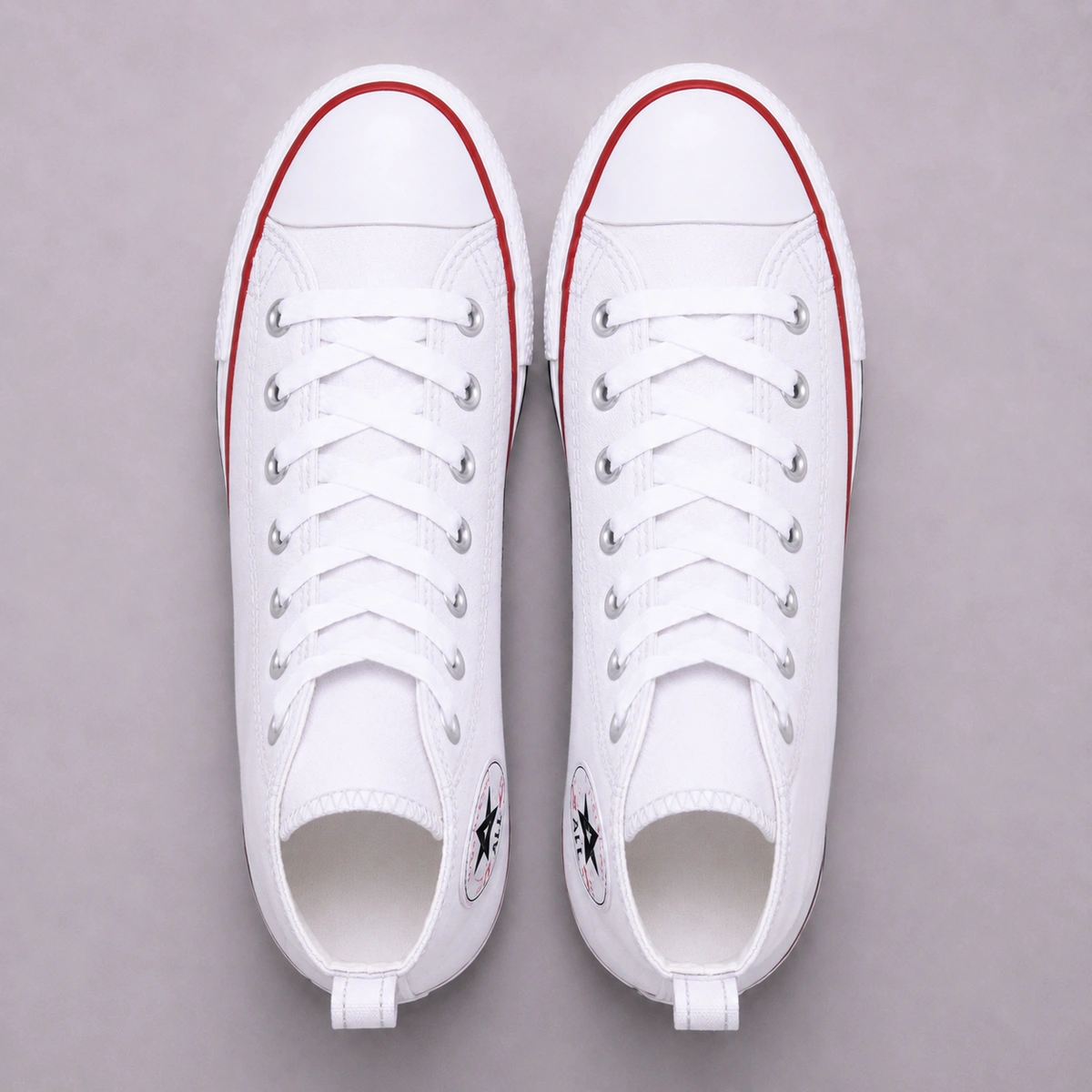 Tênis Botinha Lona Classic Cano Alto AB Star Masculino e Feminino - Branco - Imagem 12