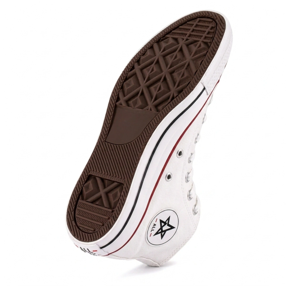 Tênis Botinha Lona Classic Cano Alto AB Star Masculino e Feminino - Branco - Imagem 13
