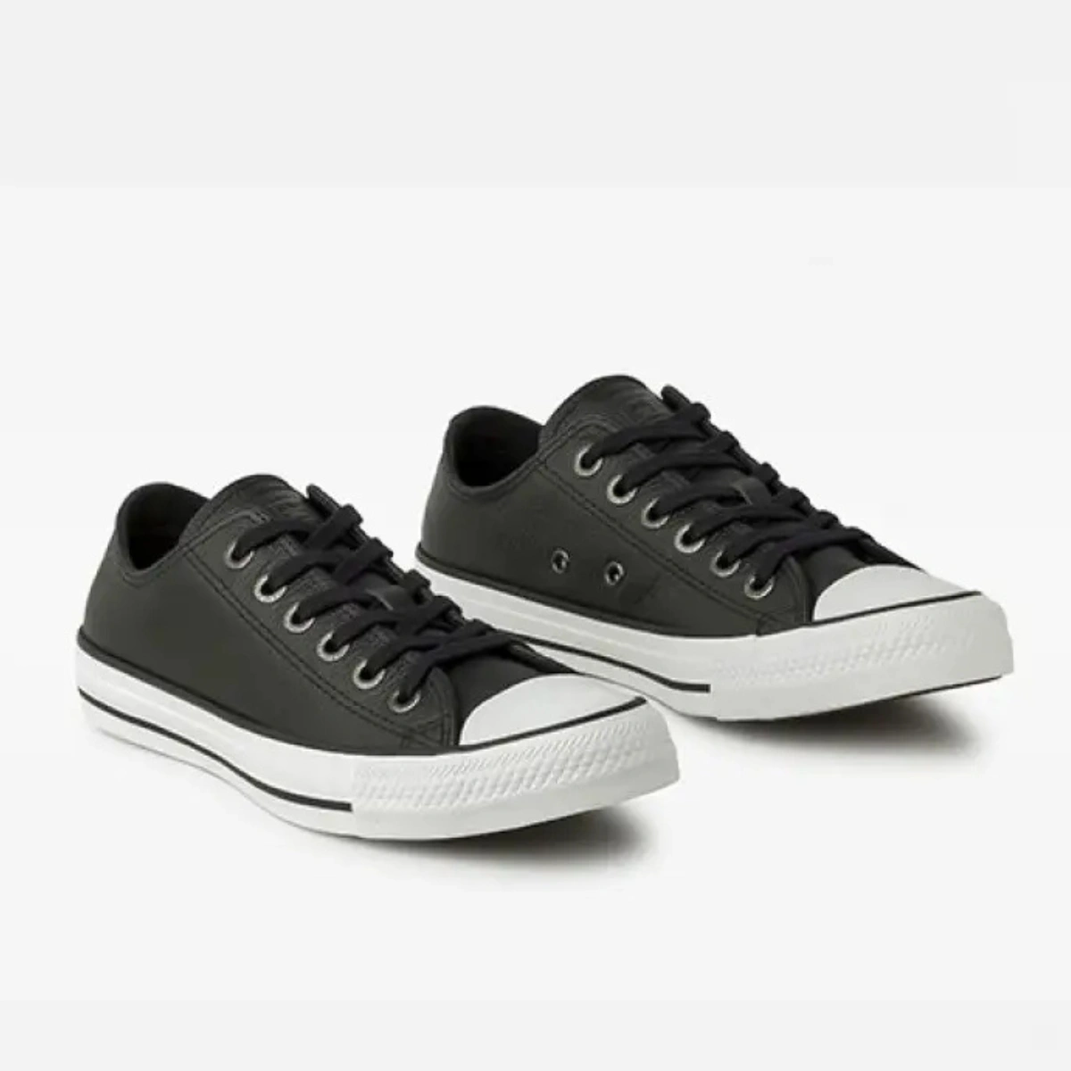 Tênis Masculino e Feminino Casual Couro Ab Star - Preto - Imagem 8