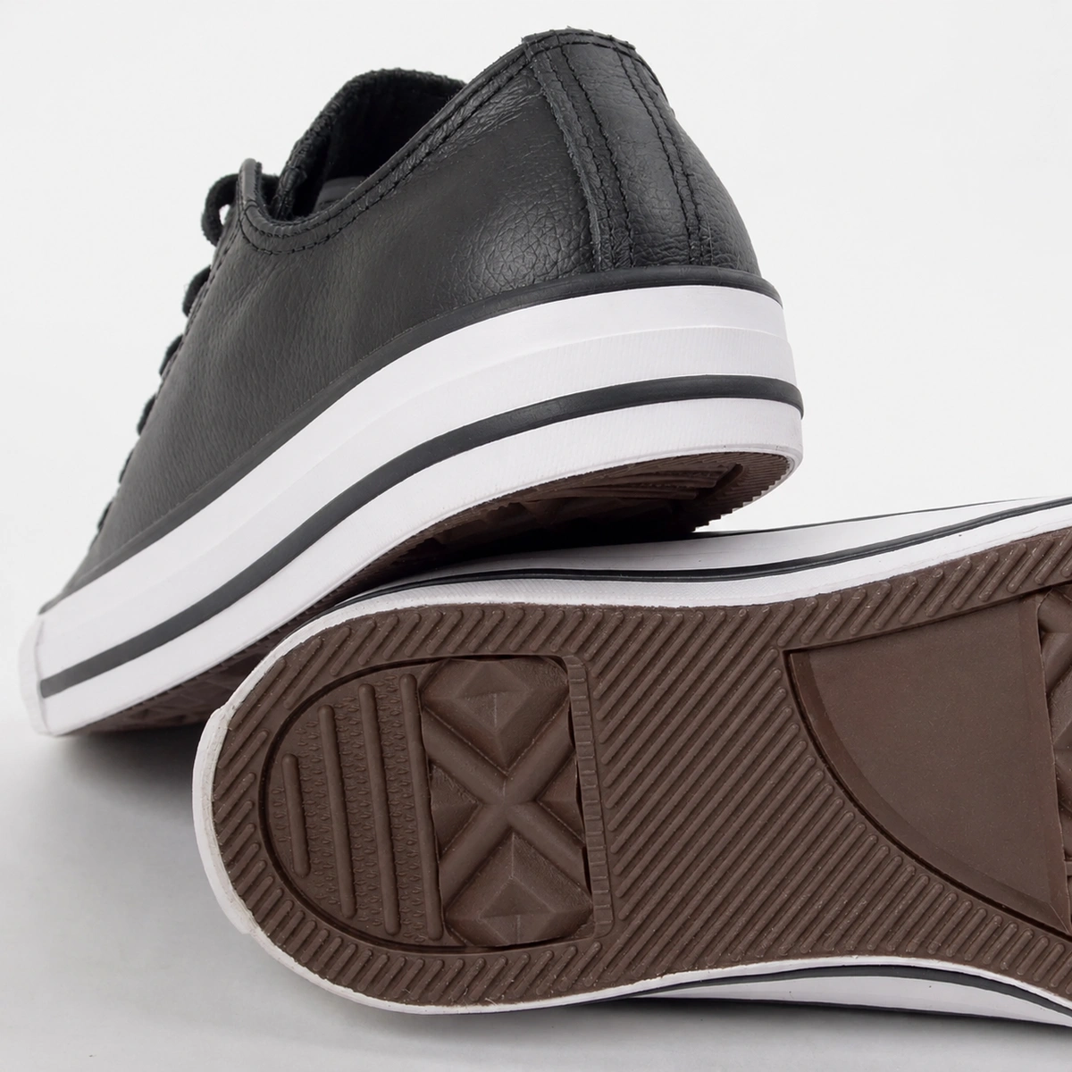 Tênis Masculino e Feminino Casual Couro Ab Star - Preto - Imagem 10