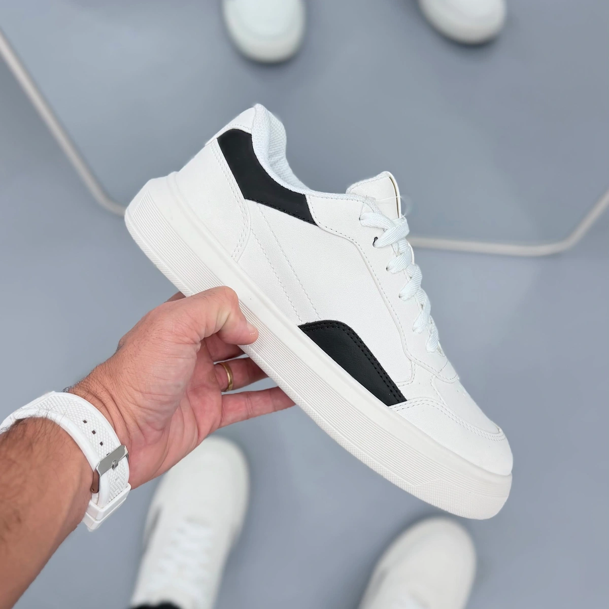 Tênis Feminino Casual Couro Ab Star - Café - Imagem 7