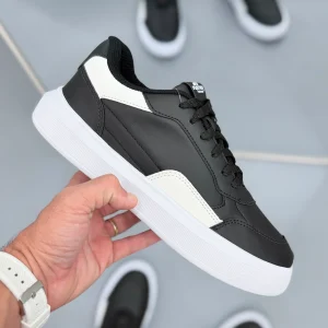 Tênis Feminino Casual Couro Ab Star - Preto