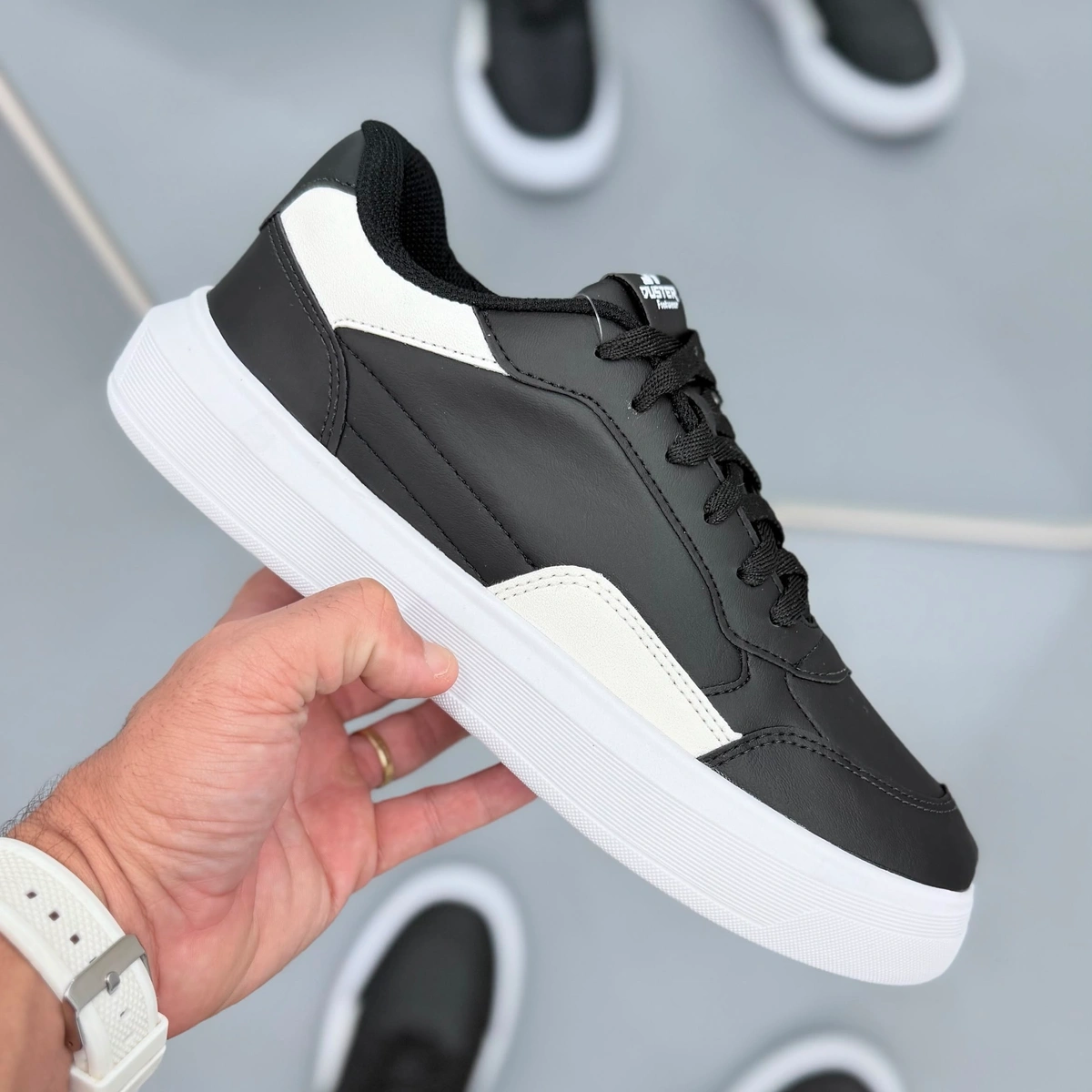 Tênis Feminino Casual Couro Ab Star - Café - Imagem 4