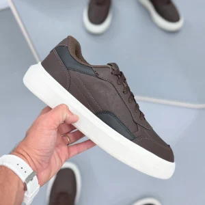 Tênis Feminino Casual Couro Ab Star - Café