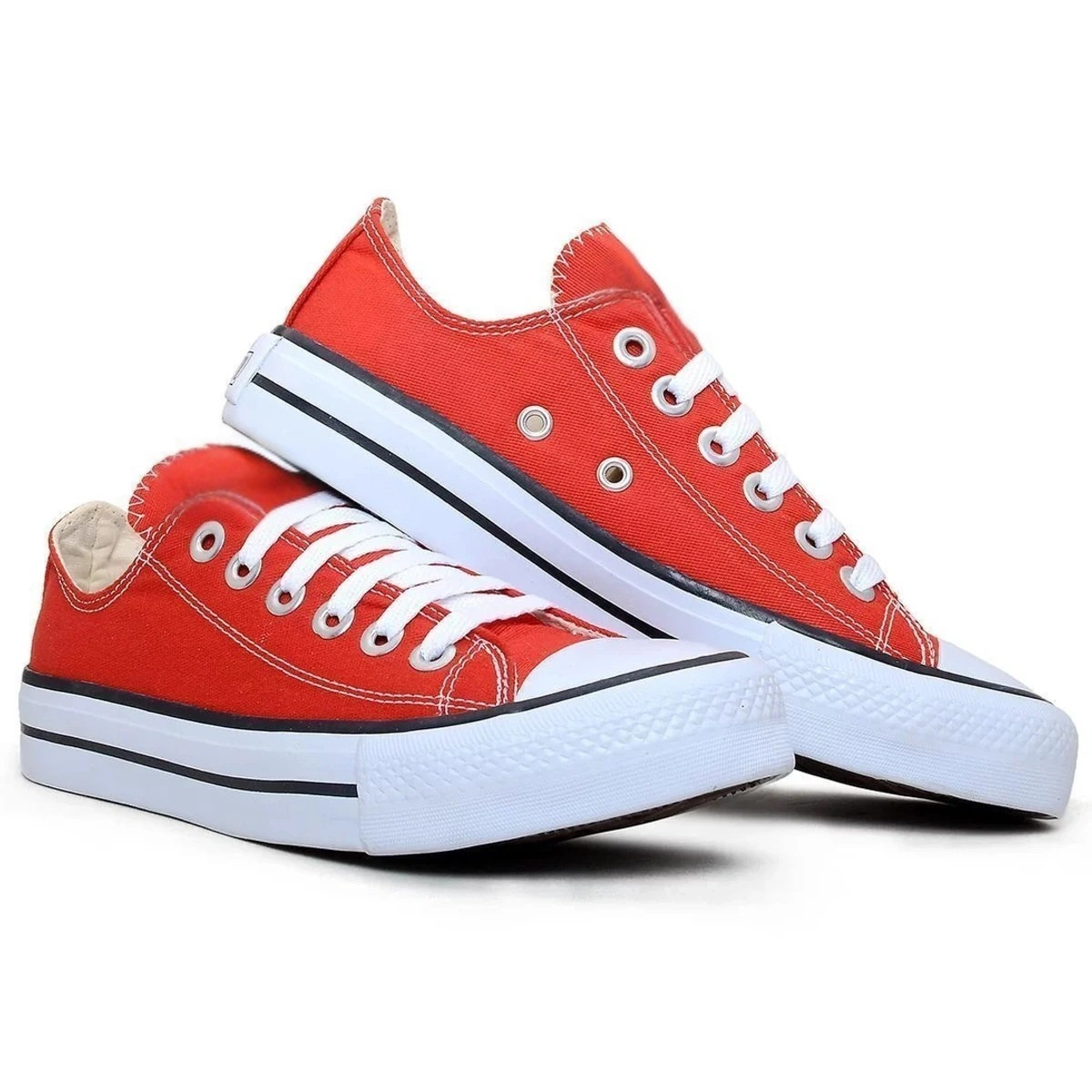 Tênis Casual Lona Classic Ab Star Masculino e Feminino - Branco - Imagem 12