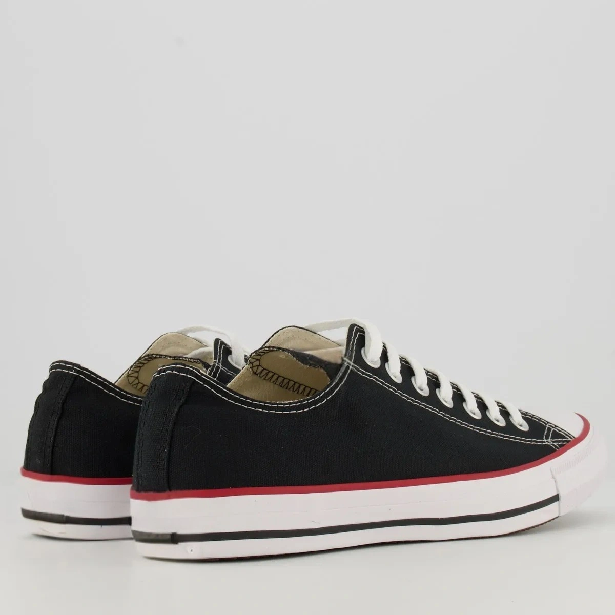 Tênis Casual Lona Classic Ab Star Masculino e Feminino - Branco - Imagem 5