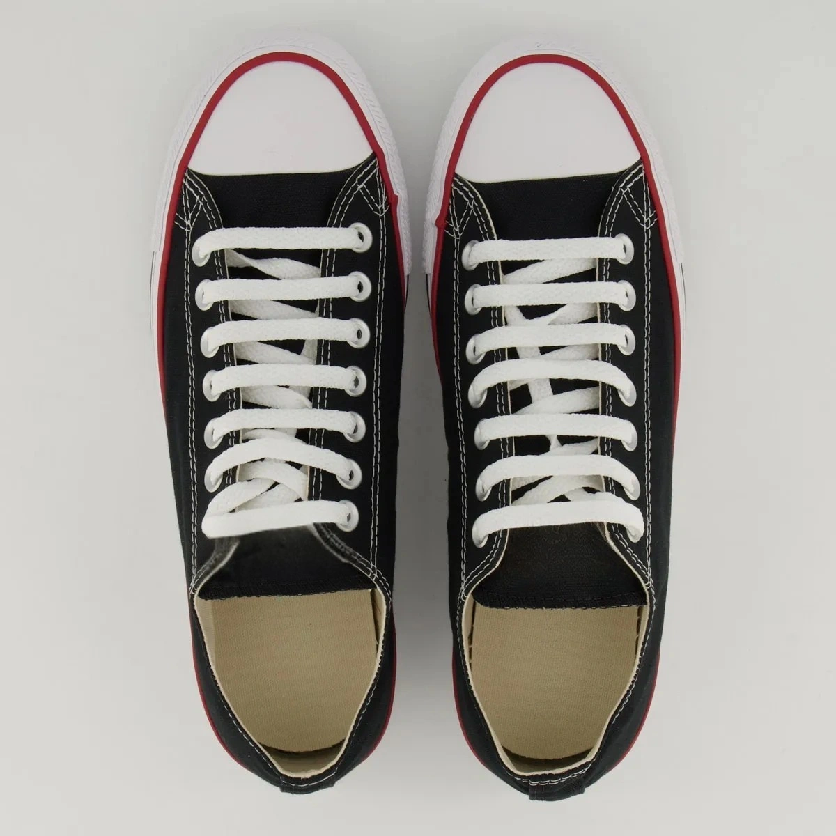 Tênis Casual Lona Classic Ab Star Masculino e Feminino - Branco - Imagem 4