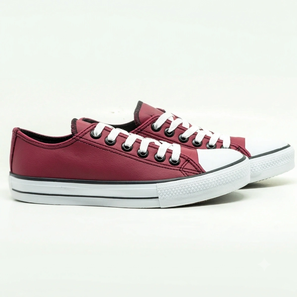 Tênis Feminino Casual Couro Ab Star - Branco - Imagem 8
