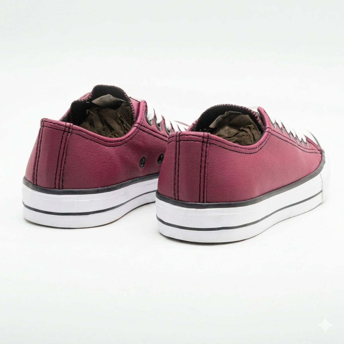 Tênis Feminino Casual Couro Ab Star - Branco - Imagem 10