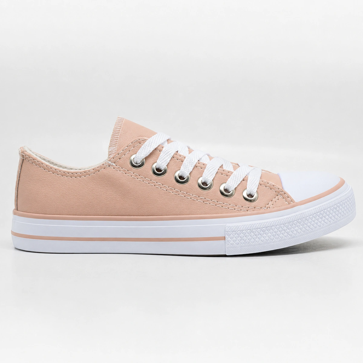 Tênis Feminino Casual Couro Ab Star - Branco - Imagem 11