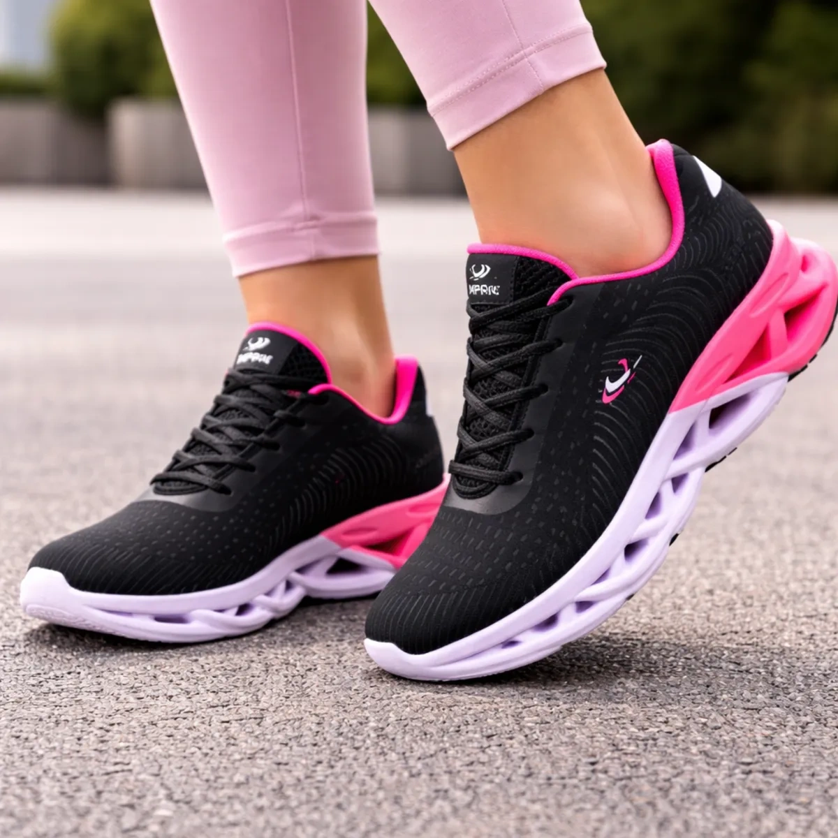 Tênis Feminino Esportivo Bella Estiloso Moderno Treino Academia Corrida Caminhada - Cinza - Imagem 10