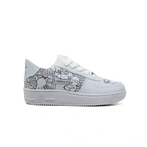 Tenis Infantil Bobbie Goods Pinte e Divirtasse - Branco