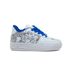 Tenis Infantil Bobbie Goods Pinte e Divirtasse - Azul
