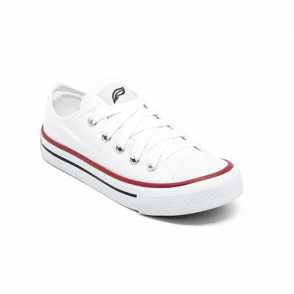 Tênis Infantil Cano Baixo Lona - Branco