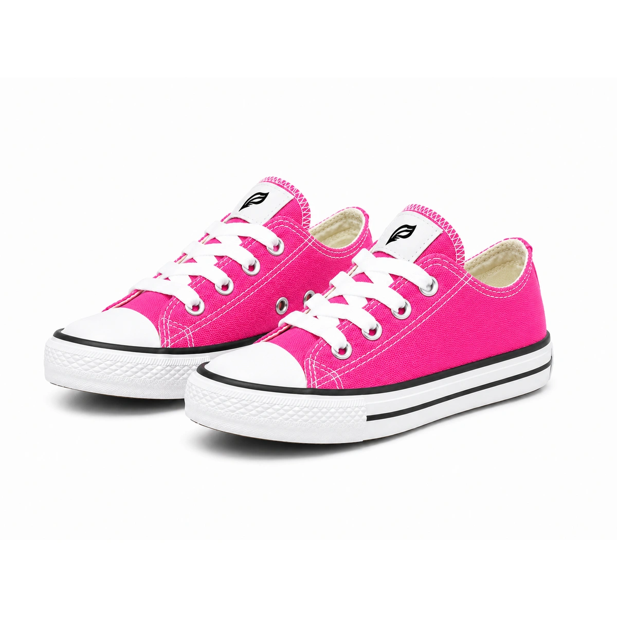 Tênis Infantil Cano Baixo Lona - Rosa - Imagem 3