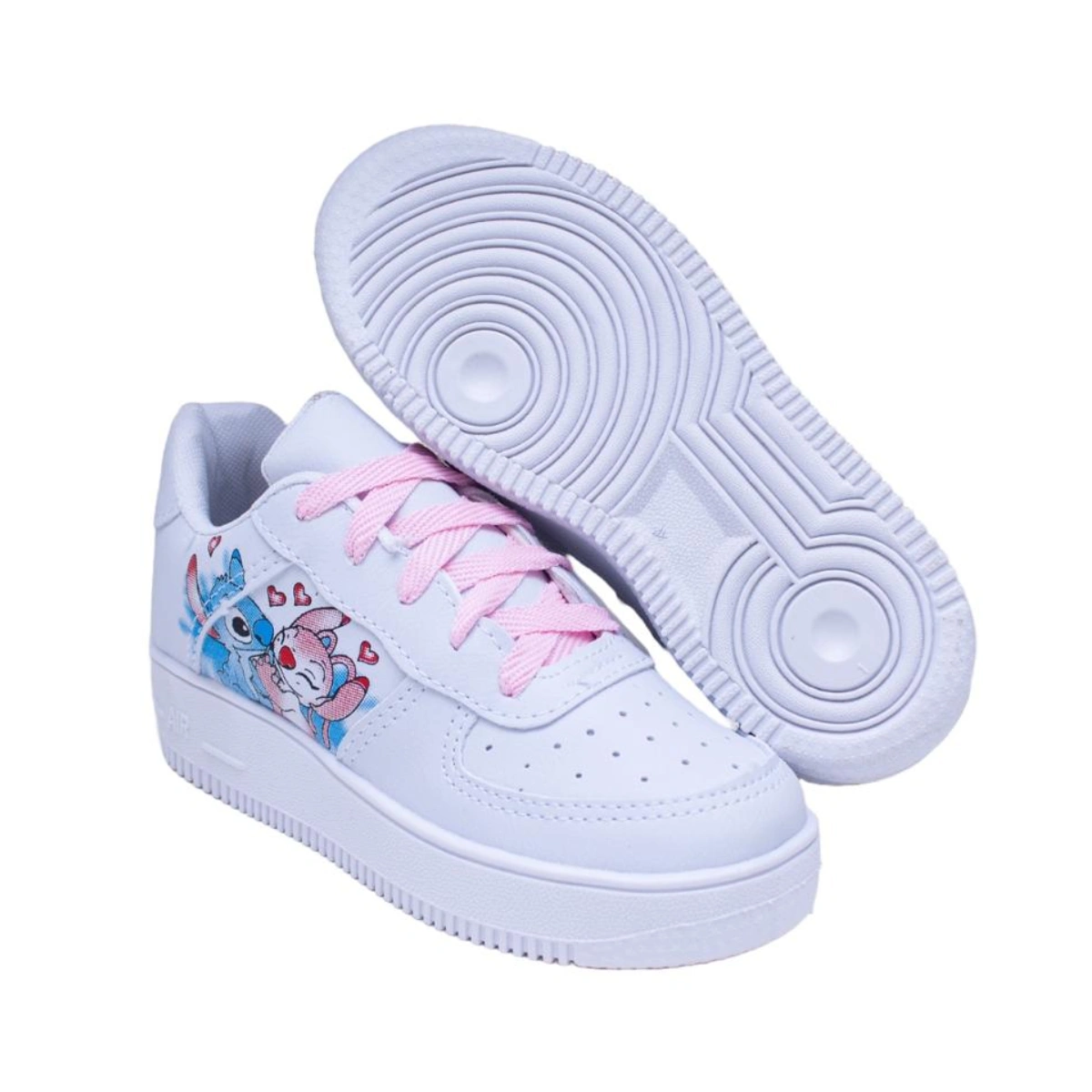 Tênis Infantil Menina Casual Stitch - Branco - Imagem 3