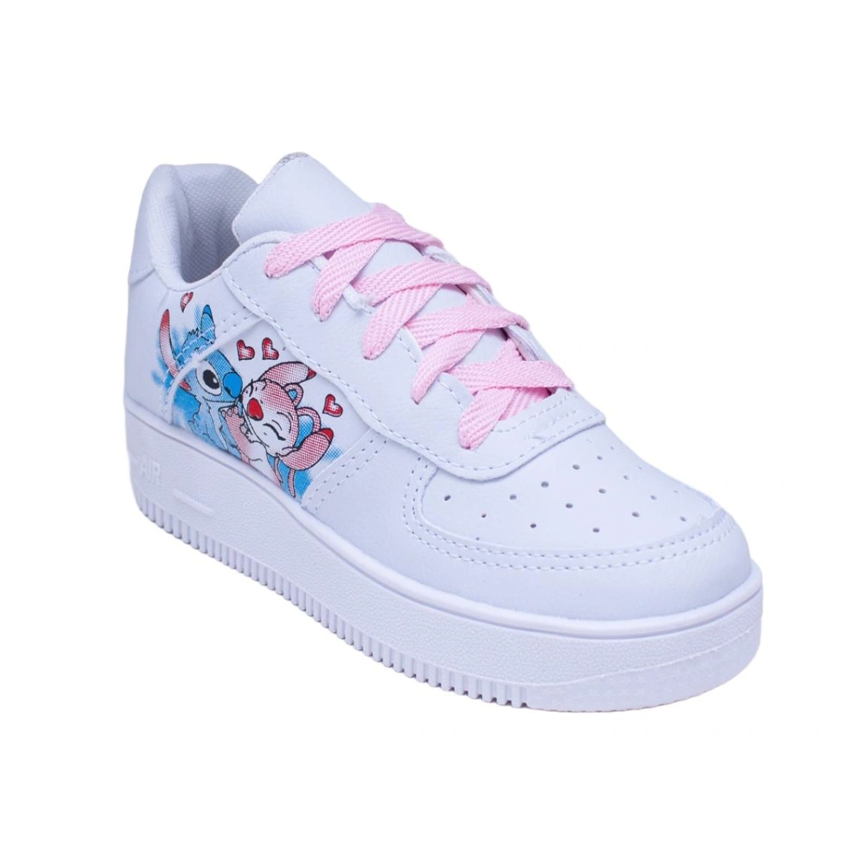 Tênis Infantil Menina Casual Stitch - Branco - Imagem 2