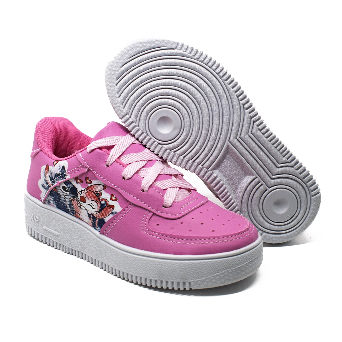 Tênis Infantil Menina Casual Stitch - Pink - Imagem 2