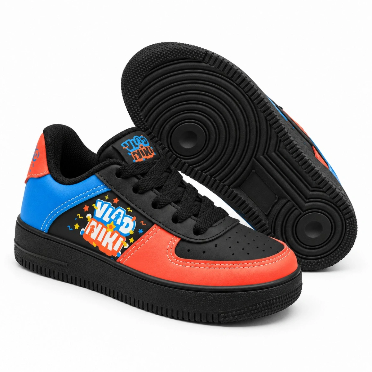 Tênis Infantil Menino Vlad Niki Force - Preto e Laranja - Imagem 4