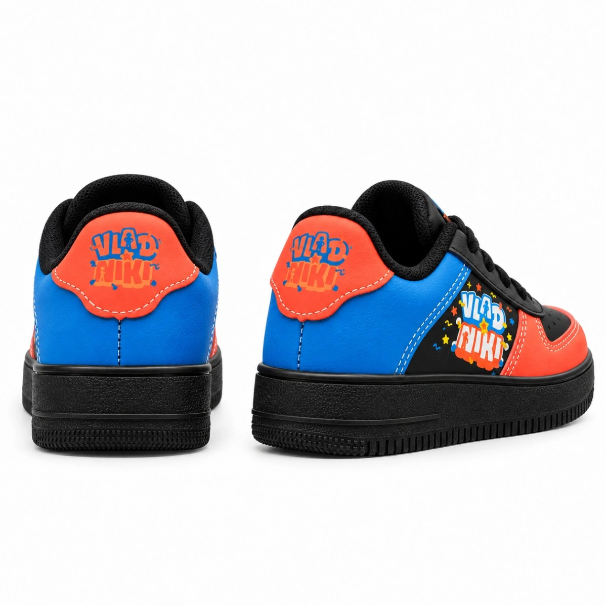 Tênis Infantil Menino Vlad Niki Force - Preto e Laranja - Imagem 3
