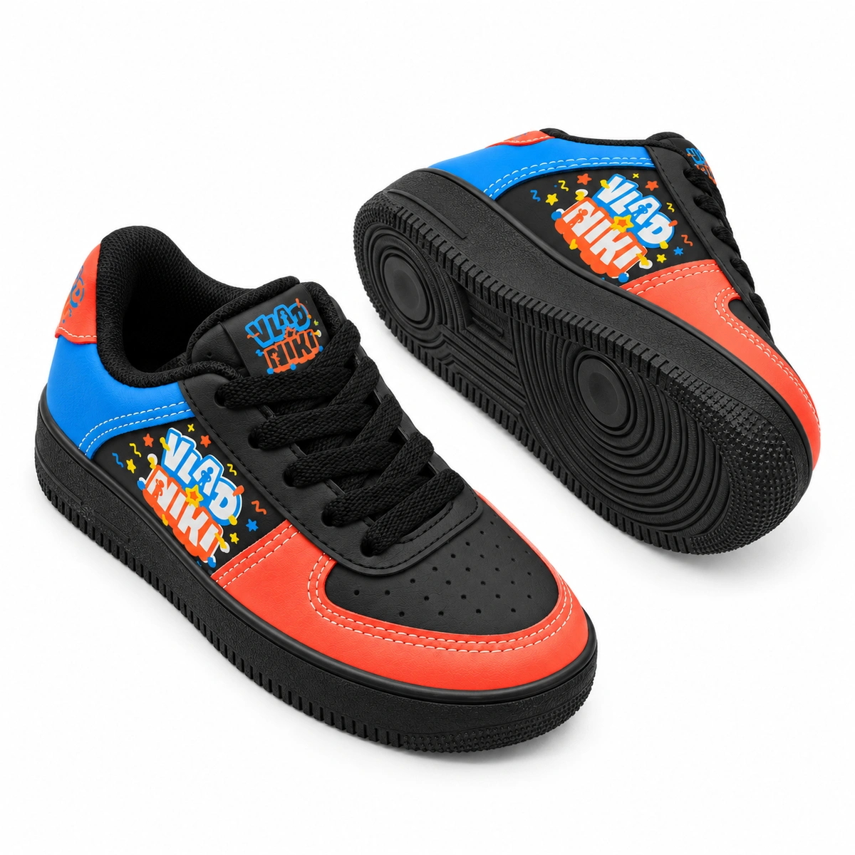 Tênis Infantil Menino Vlad Niki Force - Preto e Laranja - Imagem 2