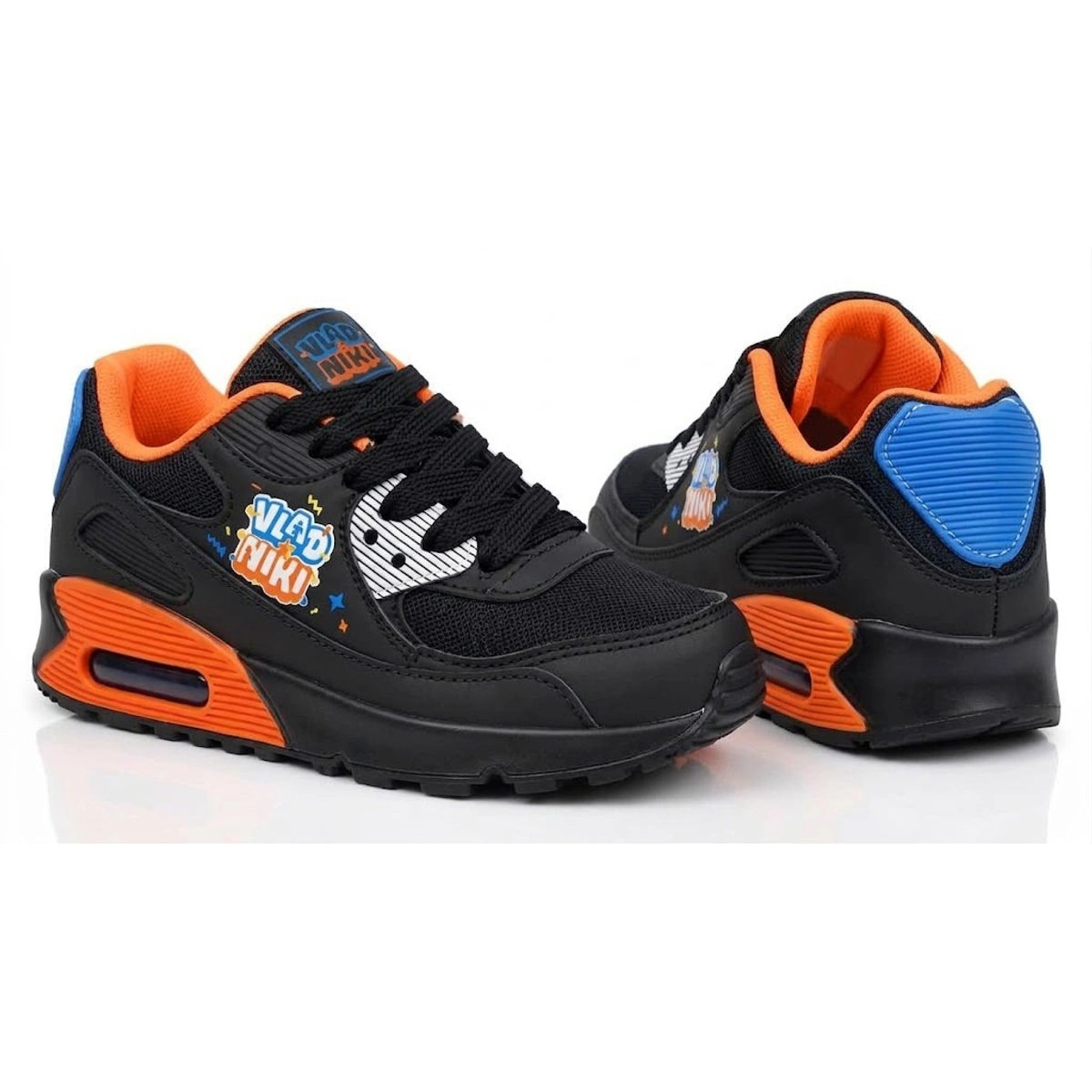 Tênis Infantil Vlad Niki Power Max - Preto e Laranja - Imagem 3