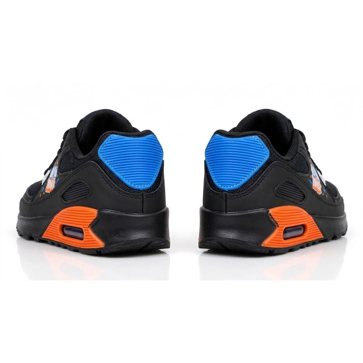Tênis Infantil Vlad Niki Power Max - Preto e Laranja - Imagem 2