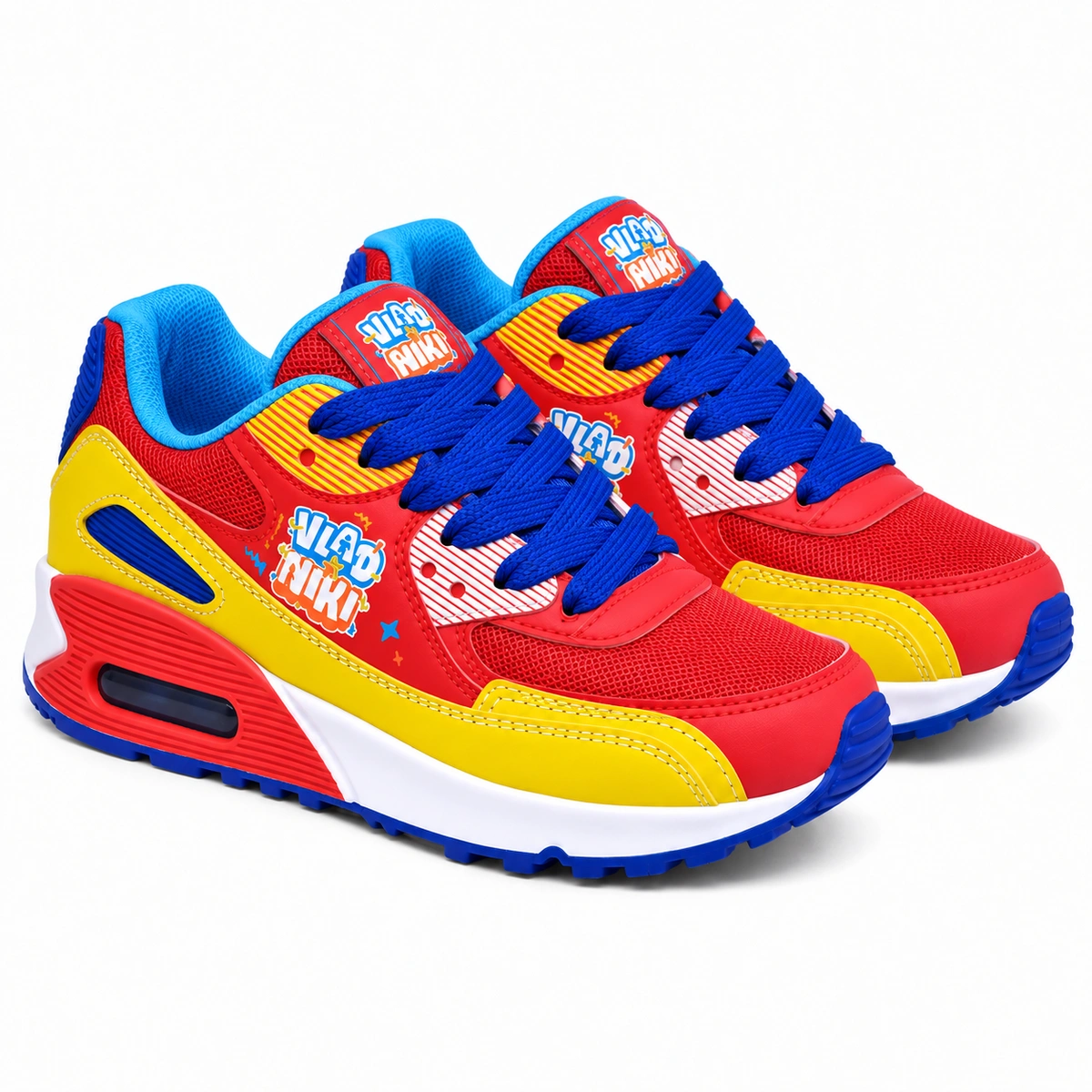Tênis Infantil Vlad Niki Power Max - Vermelho e Amarelo - Imagem 6