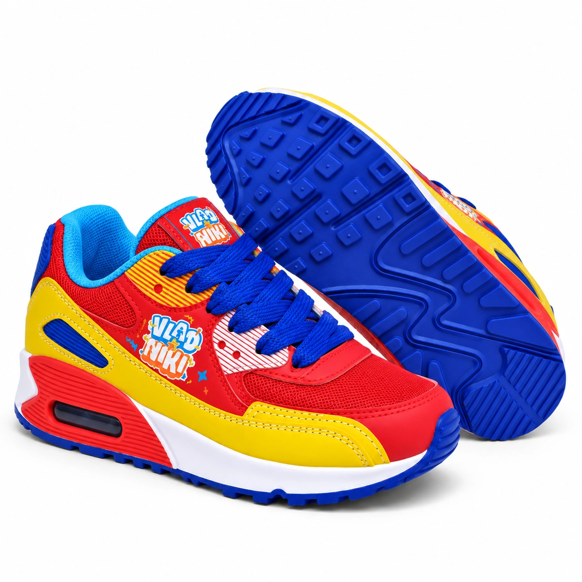 Tênis Infantil Vlad Niki Power Max - Vermelho e Amarelo - Imagem 5