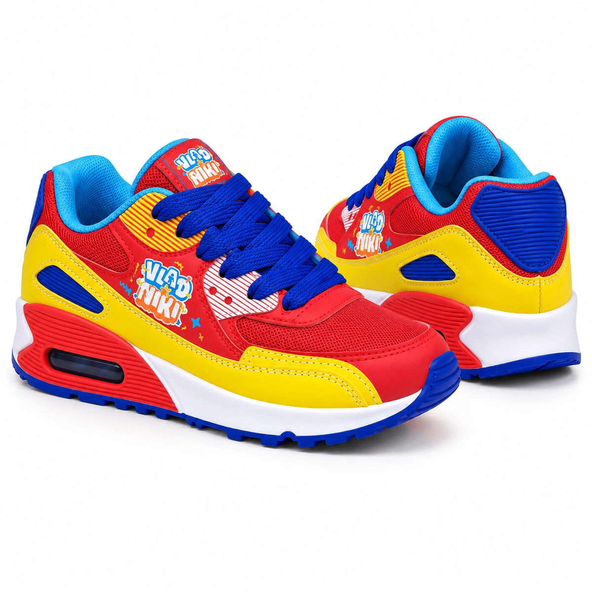 Tênis Infantil Vlad Niki Power Max - Vermelho e Amarelo - Imagem 4