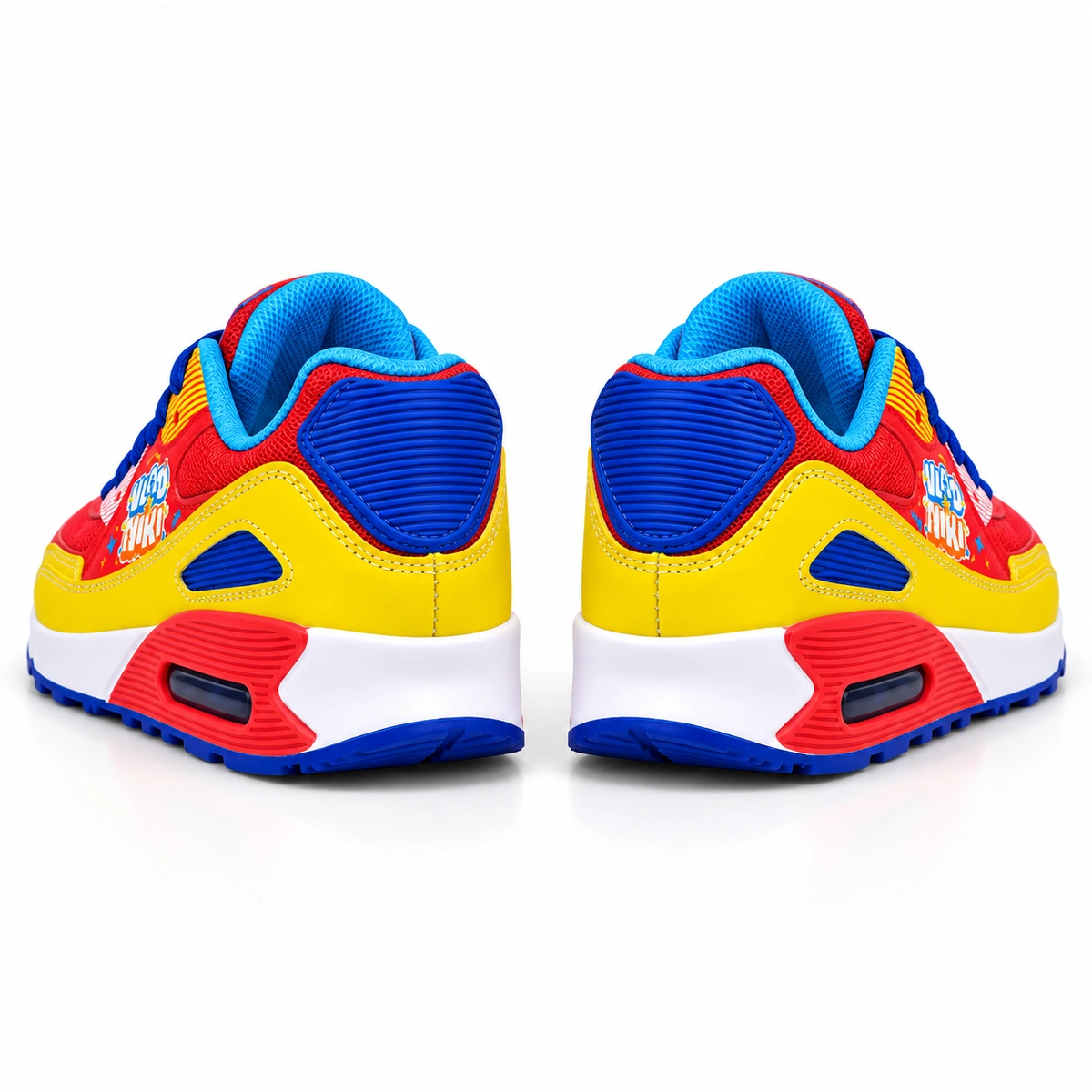 Tênis Infantil Vlad Niki Power Max - Vermelho e Amarelo - Imagem 3