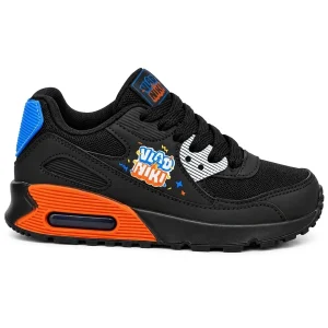 Tênis Infantil Vlad Niki Power Max - Preto e Laranja