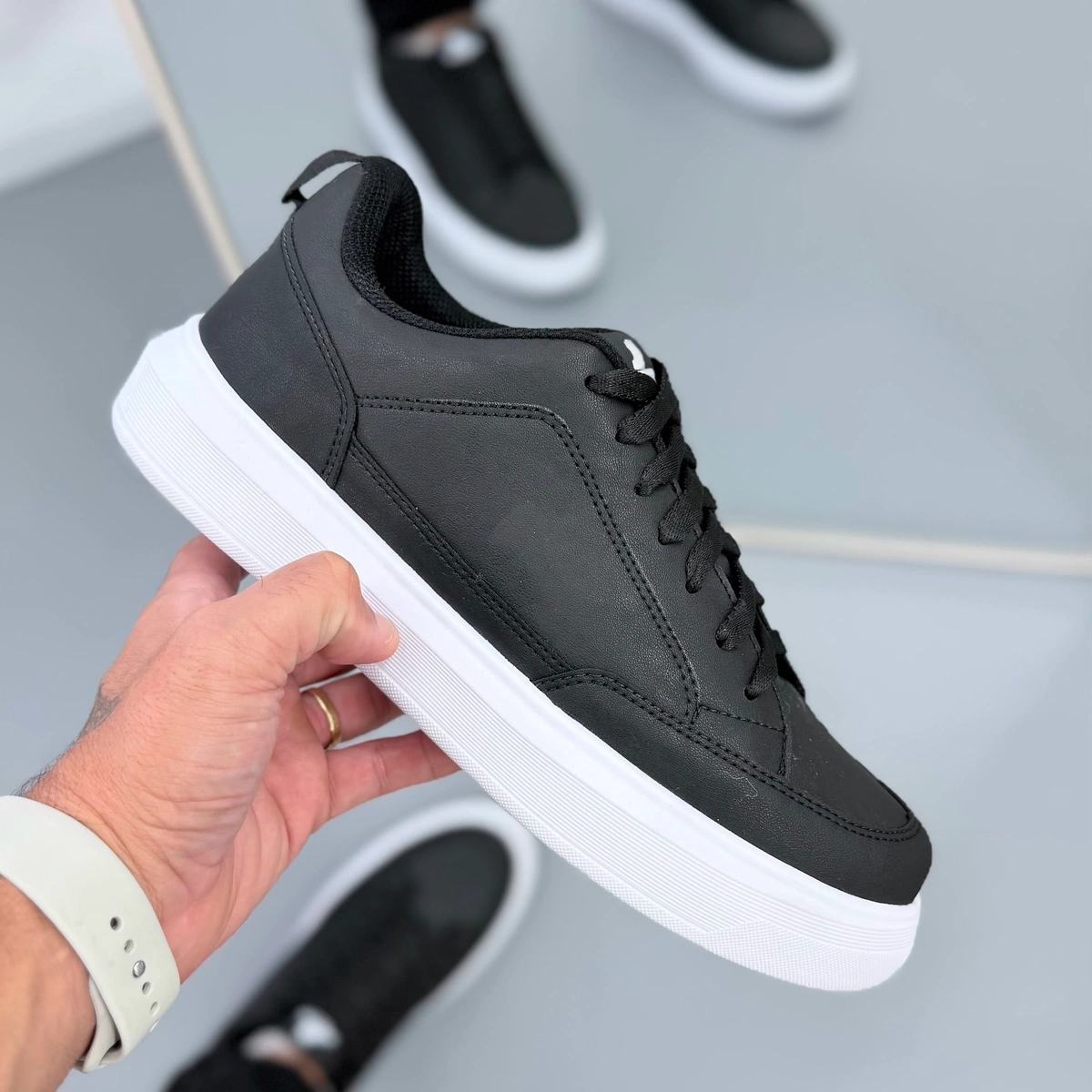 Tênis Masculino Duster Aura - Branco - Imagem 6