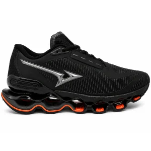 Tênis Masculino Esportivo Shadow Premium 15 Pro - Preto e Laranja