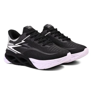 Tênis Masculino Icloud Esportivo Treino Academia Corrida - Preto e Branco