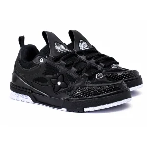 Tênis Masculino Louis Vuitton Skate - Preto