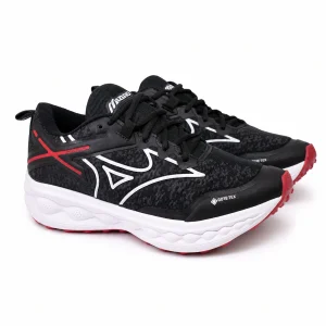 Tênis Masculino Mizuno Wave Mujin Ls GTX - Preto e Vermelho