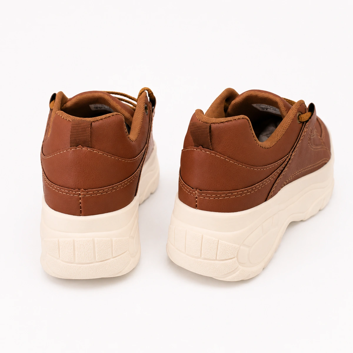 Tênis Plataforma Feminino Bufalo London - Branco - Imagem 4
