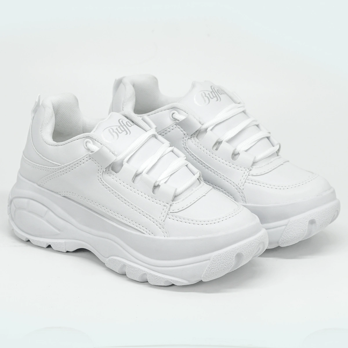 Tênis Plataforma Feminino Bufalo London - Branco