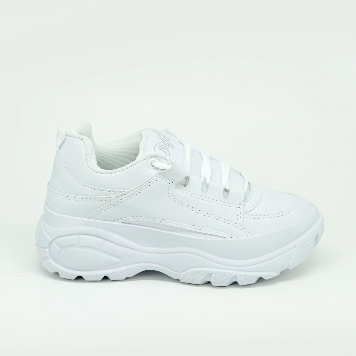 Tênis Plataforma Feminino Bufalo London - Branco - Imagem 8