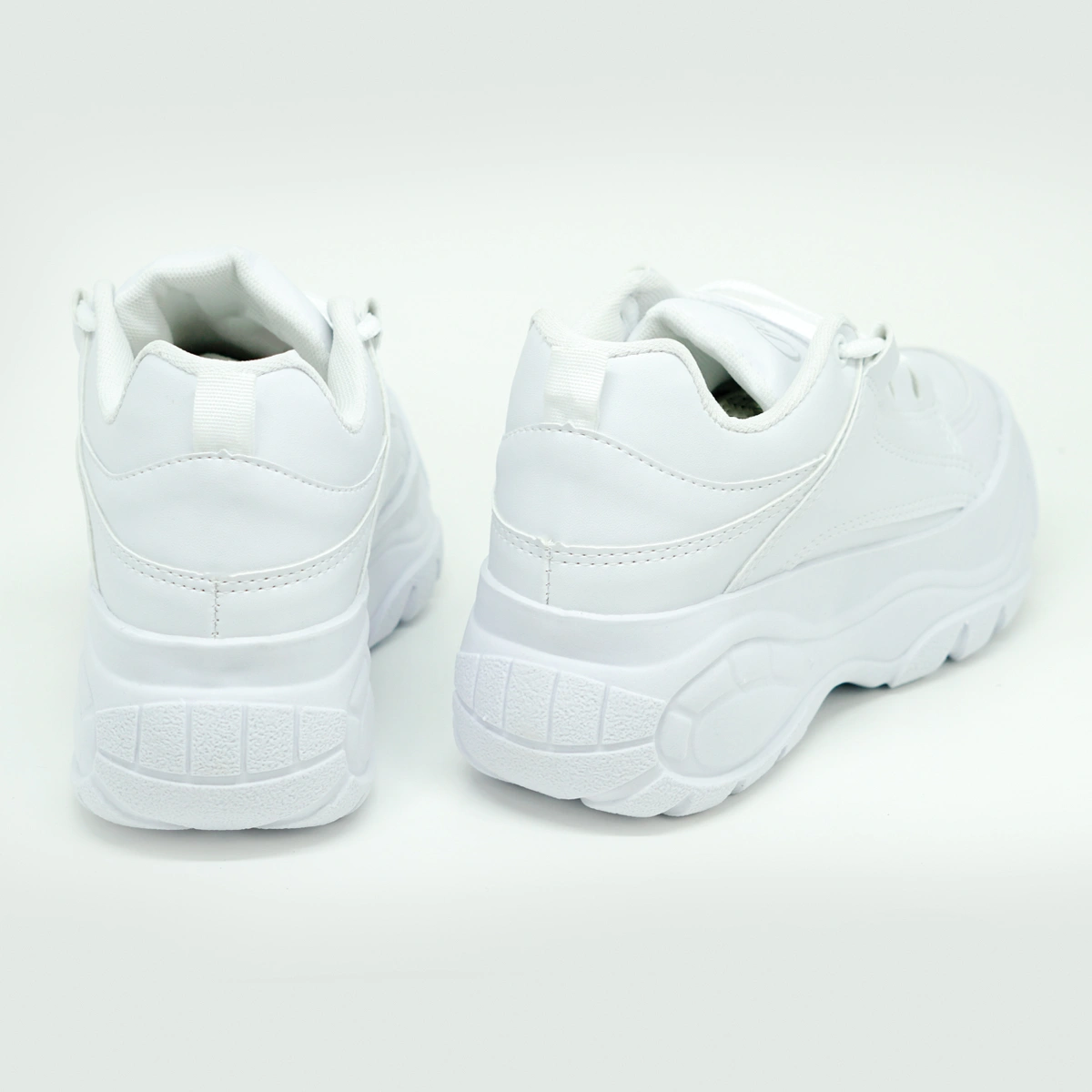 Tênis Plataforma Feminino Bufalo London - Branco - Imagem 10