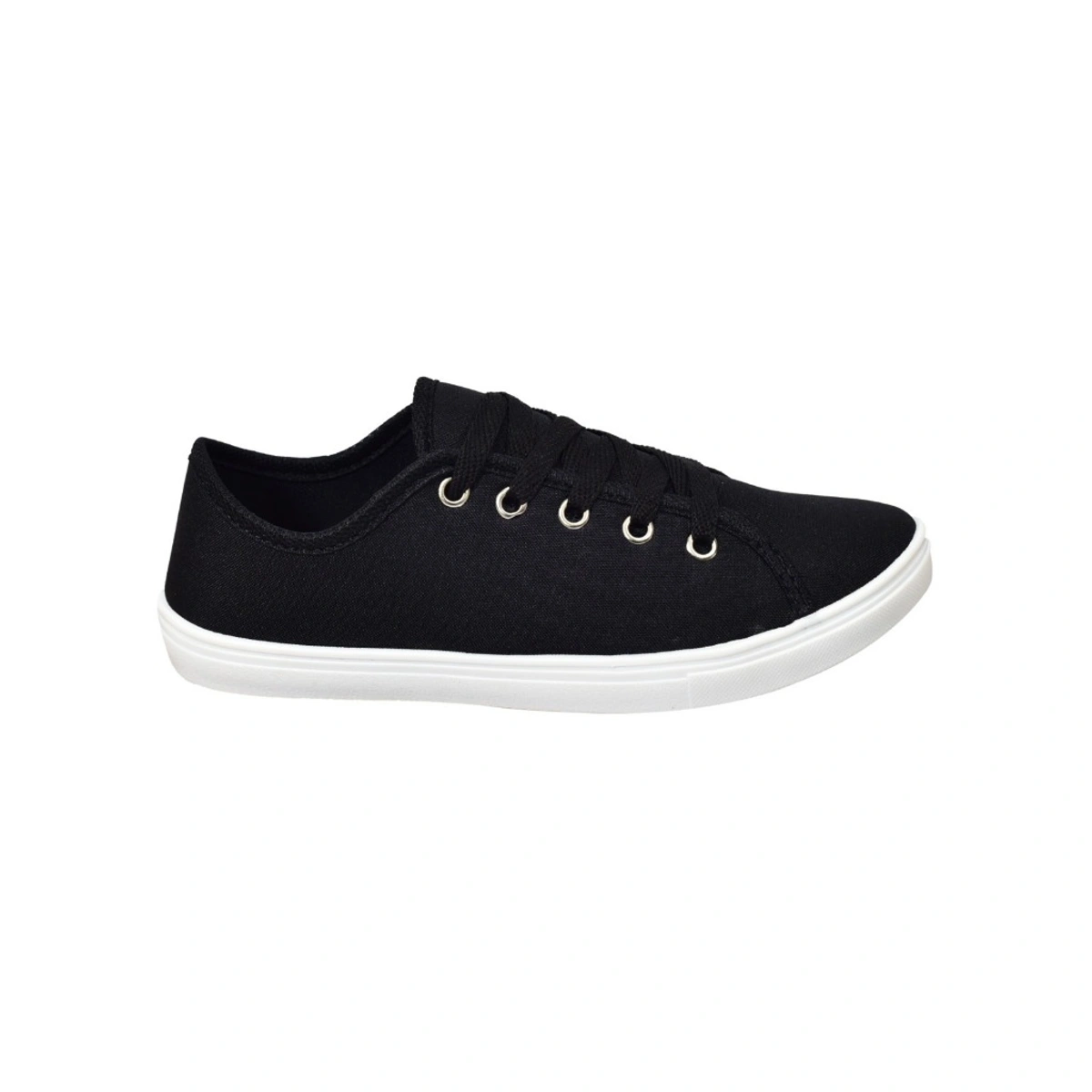 Tênis Casual Feminino Leve e Confortável - Preto